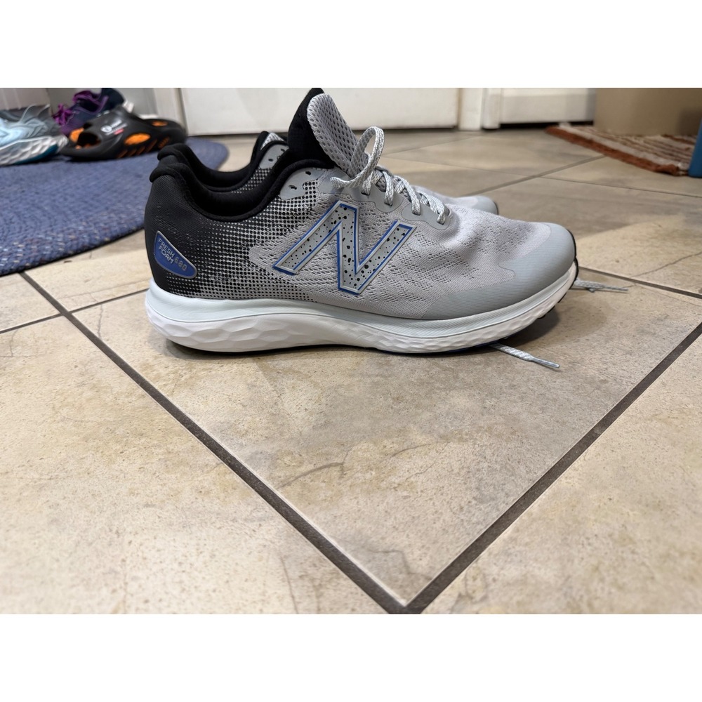 New Balance Fresh Foam 680 v7 Running Shoes Grey Black Blue M680LG7